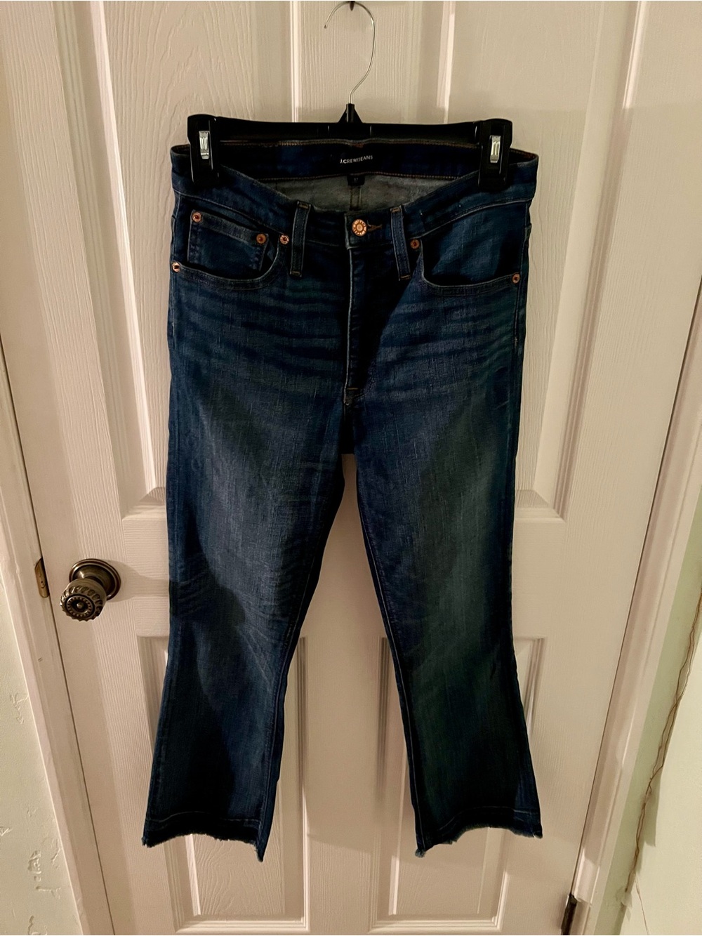 J.Crew Billie Demi-Boot Crop Jeans J6300 High Rise Size 27
